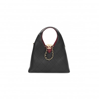 CHANEL MASTER CALFSKIN CHIC LADY SMALL SHOPPING TOTE (23*23*7cm) 